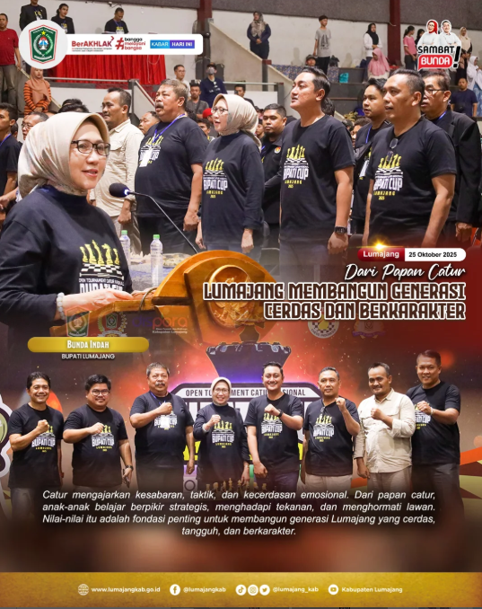 Dari Papan Catur, Lumajang Membangun Generasi Cerdas dan Berkarakter
