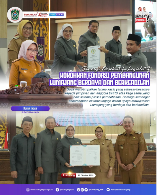 Sinergi Eksekutif–Legislatif Kokohkan Fondasi Pembangunan Lumajang Berdaya dan Berkeadilan