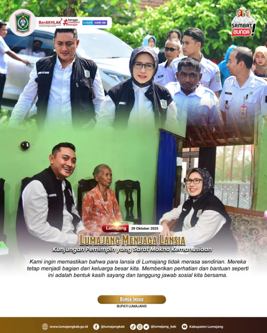 Lumajang Menjaga Lansia: Pemimpin Hadir dengan Hati 