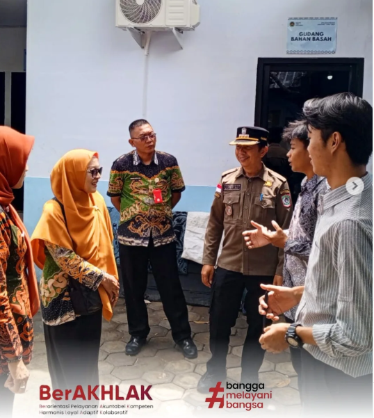 KUNJUNGAN FORKOPIMKA LUMAJANG KE DAPUR SEHAT BADAN GIZI NASIONAL (BGN)