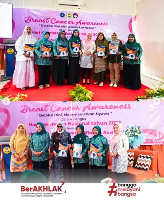 Kehadiran TP PKK Kecamatan Lumajang dalam Seminar Breast Cancer Awareness
