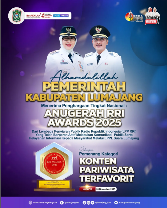 Ucapan Selamat & Terima Kasih atas Prestasi Membanggakan untuk Lumajang