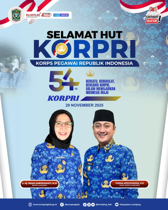 Selamat Hari Ulang Tahun ke-54 KORPRI! 
