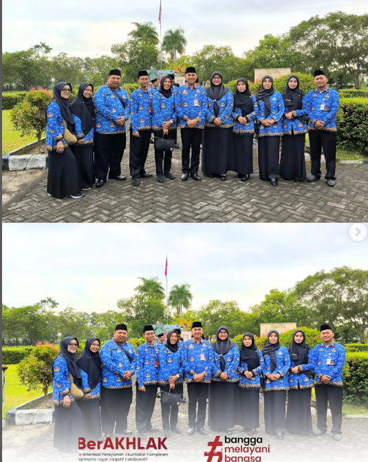 Upacara Ziarah dalam rangka Peringatan HUT ke-54 KORPRI Tahun 2025.