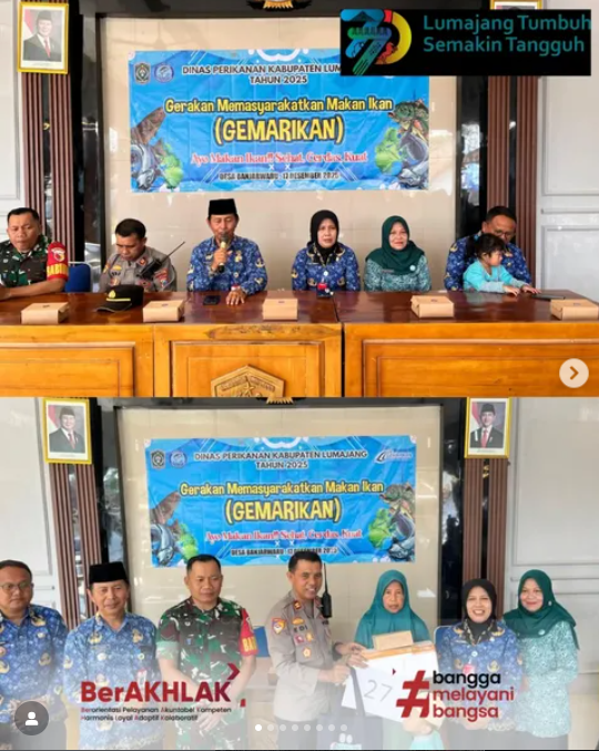 Ayo makan ikan, sehat, cerdas, kuat