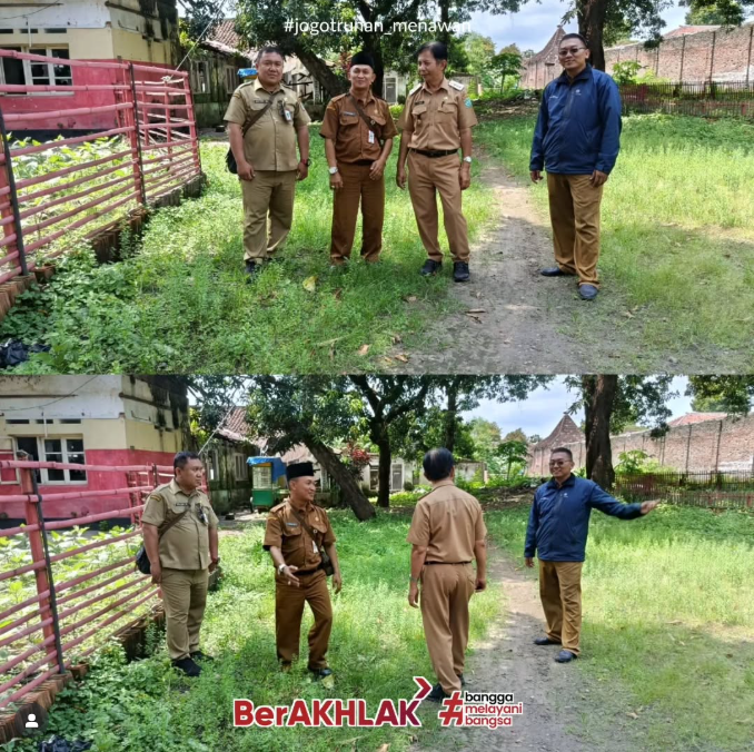 CAMAT LUMAJANG MENINJAU LOKASI USULAN TEMPAT USAHA KKMP JOGOTRUNAN