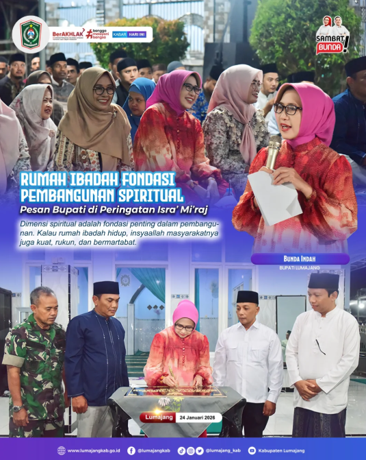 Rumah ibadah bukan sekadar bangunan, tapi fondasi membangun jiwa dan peradaban.