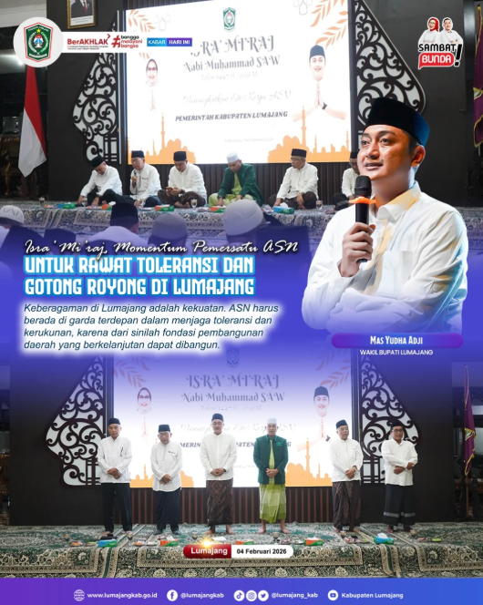 Isra’ Mi’raj bukan sekadar peringatan, tapi ruang refleksi dan pemersatu.