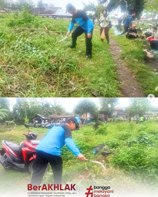 Kerja Bakti di TPU Jogoyudan