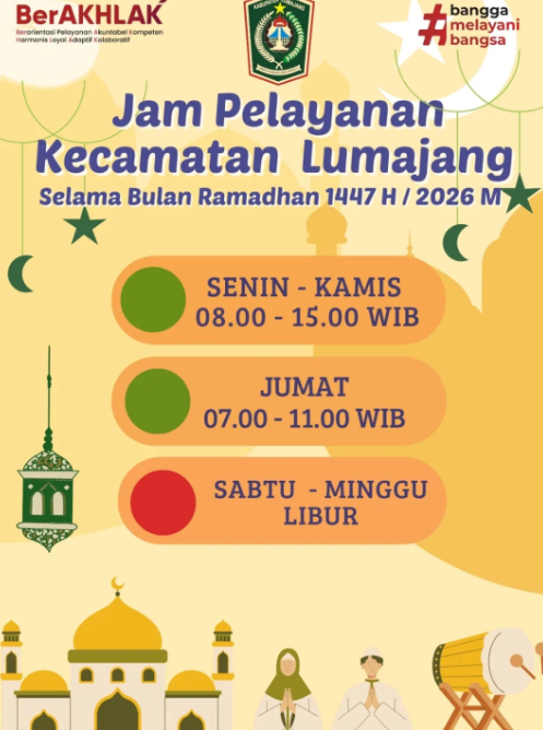 Jam Pelayanan Kecamatan Lumajang