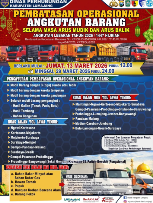 Pembatasan Operasional Angkutan Barang