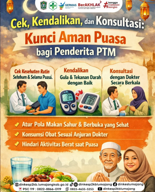 *Puasa Aman bagi Penderita Hipertensi, Diabetes, Jantung*