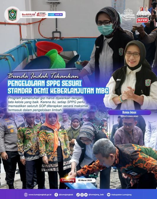 Program Makan Bergizi Gratis (MBG) di Lumajang terus dijaga kualitasnya 