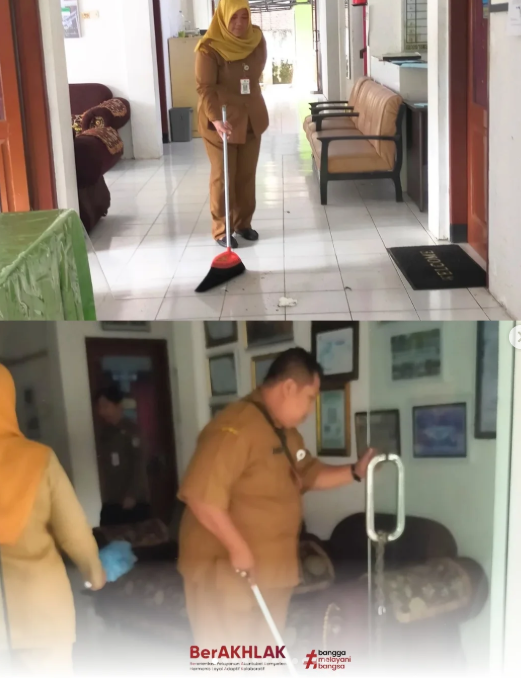 Korvei Bersama ASN Kecamatan Lumajang dalam Rangka Gerakan Indonesia ASRI