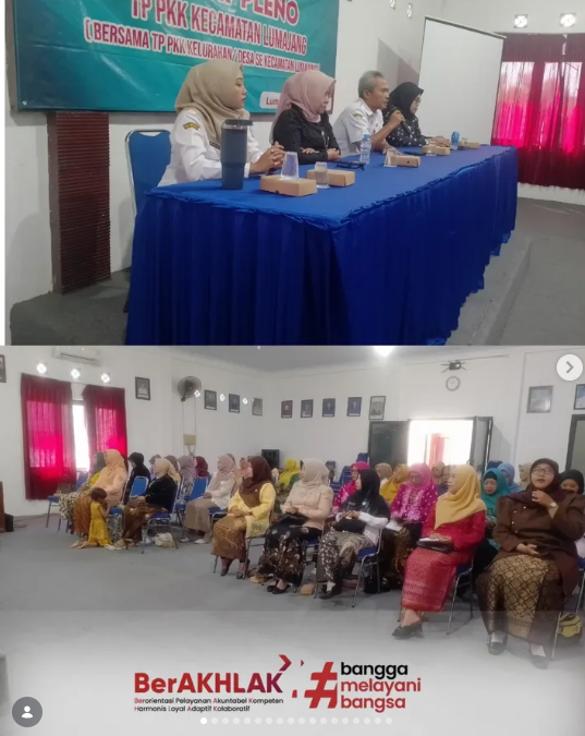 Rapat Pleno PKK Kecamatan Lumajang