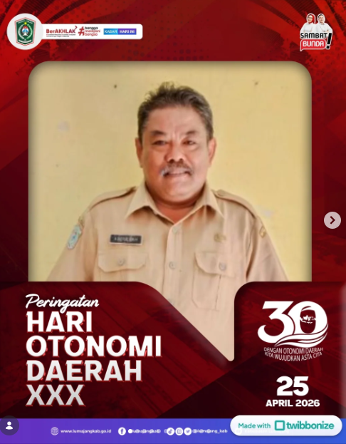 Keluarga Besar Pemerintah Desa Labruk Lor mengucapkan Selamat Memperingati Hari(Otoda) Tahun 2026 