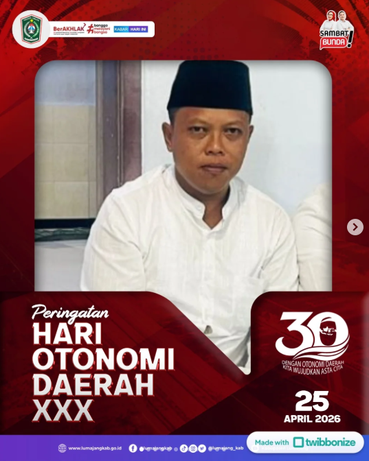 Pemdes Boreng mengucapkan Selamat Memperingati Hari (Otoda) Tahun 2026