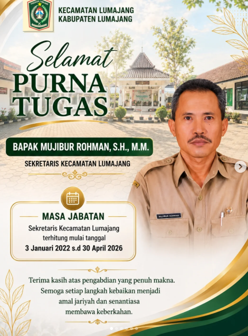 Selamat Purna Tugas Bapak Mujibur Rohman, S.H., M.M.