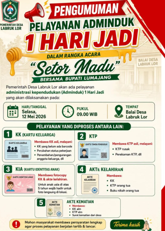 Setor Madu Bersama Bupati Lumajang