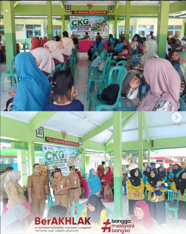 SETOR MADU KECAMATAN LUMAJANG Peninjauan Kegiatan CKG dan Pemberian Bantuan UMKM