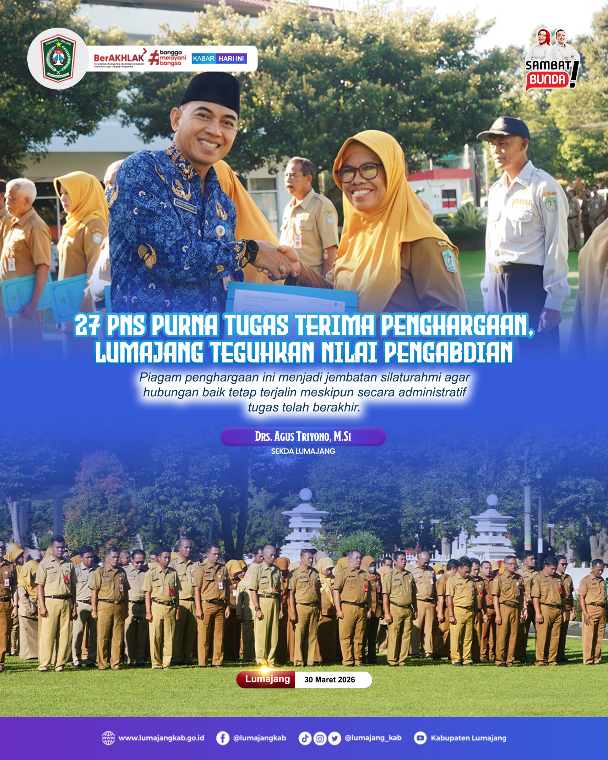 Terima Kasih atas Pengabdian Tanpa Batas