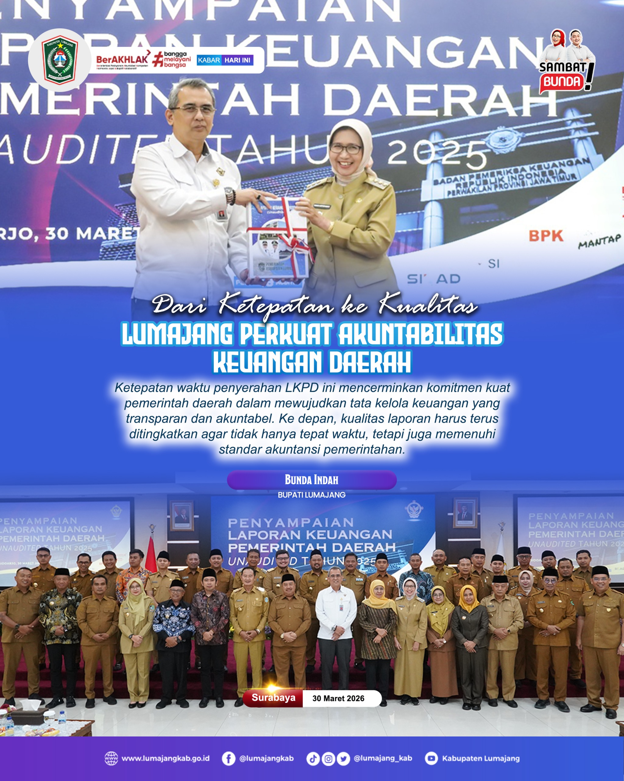 Bukan cuma tepat waktu, tapi juga harus berkualitas 